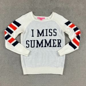 Rebellious One "I Miss Summer" Sweater Size Small